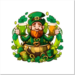 Irish Cheers: Beer, Leprechauns & St. Patrick's Day Posters and Art